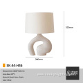 Resin Special Base Fabric Shade Table Lamp